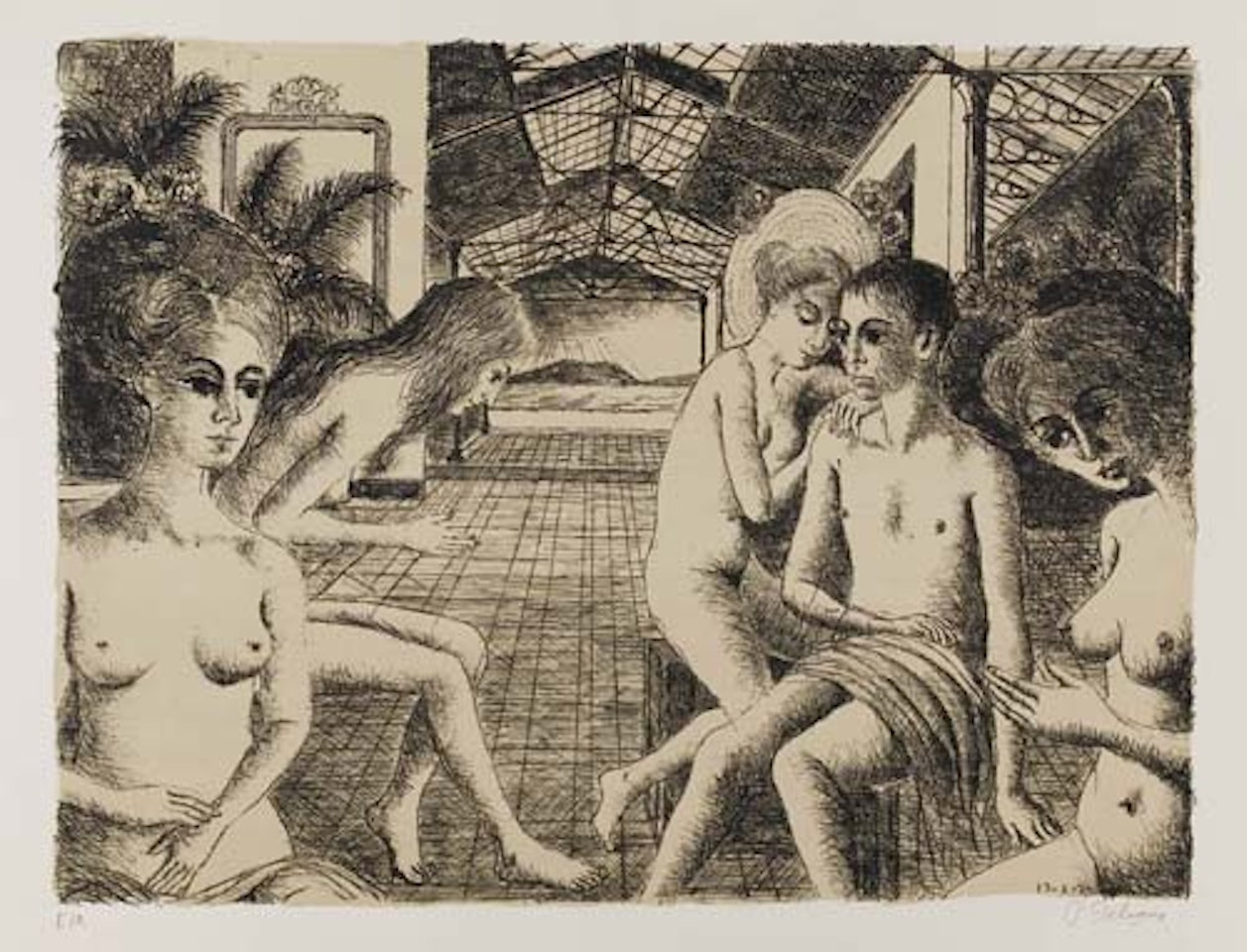 The Lover by Paul Delvaux