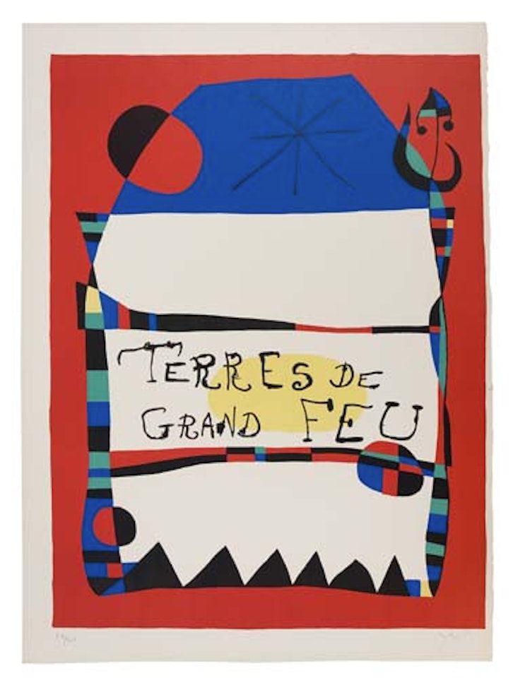 Terres de grand feu by Joan Miró