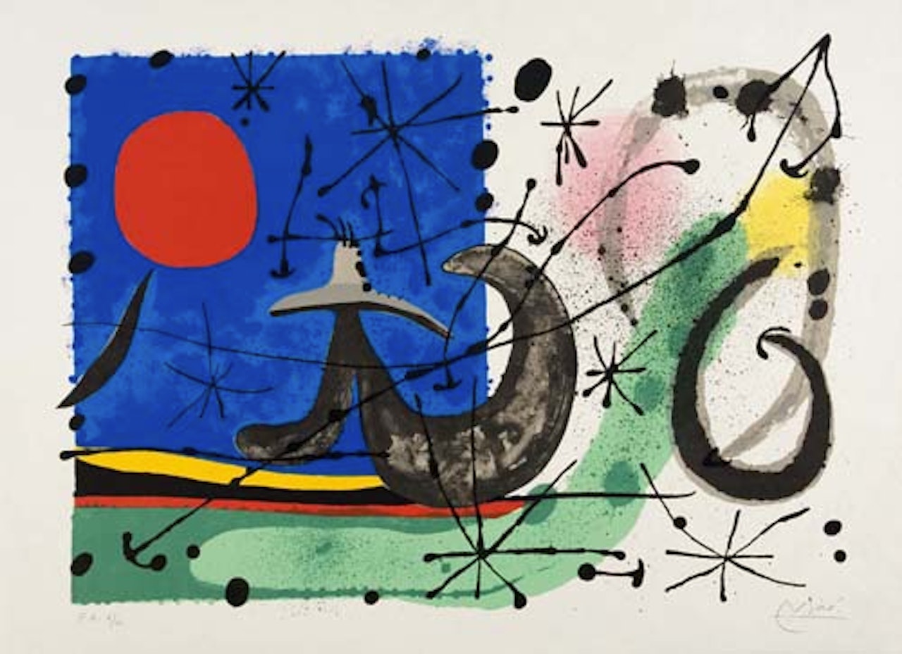 Le Lézard aux Plumes d'Or by Joan Miró