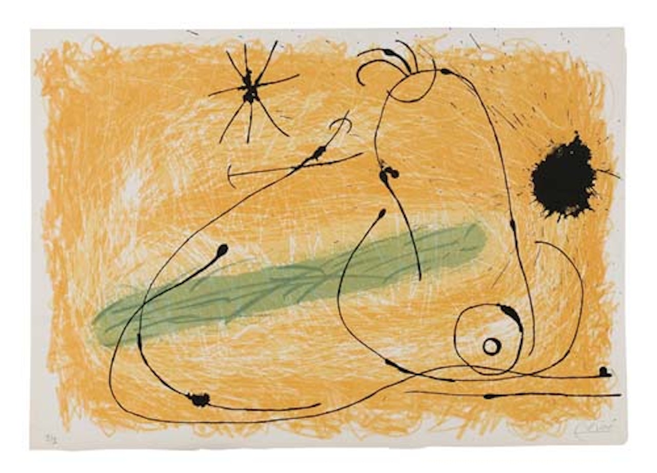 Le Lézard aux Plumes d'Or by Joan Miró