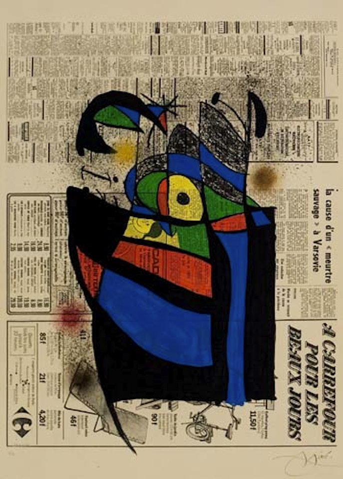 Le Journal by Joan Miró