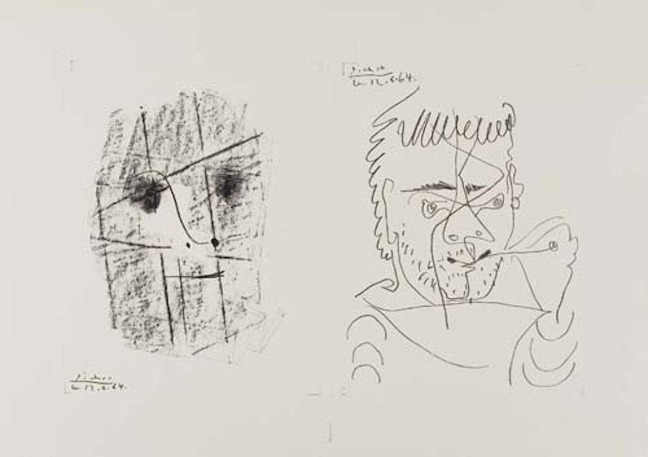 Hommage à Henry-Daniel Kahnweiler by Pablo Picasso