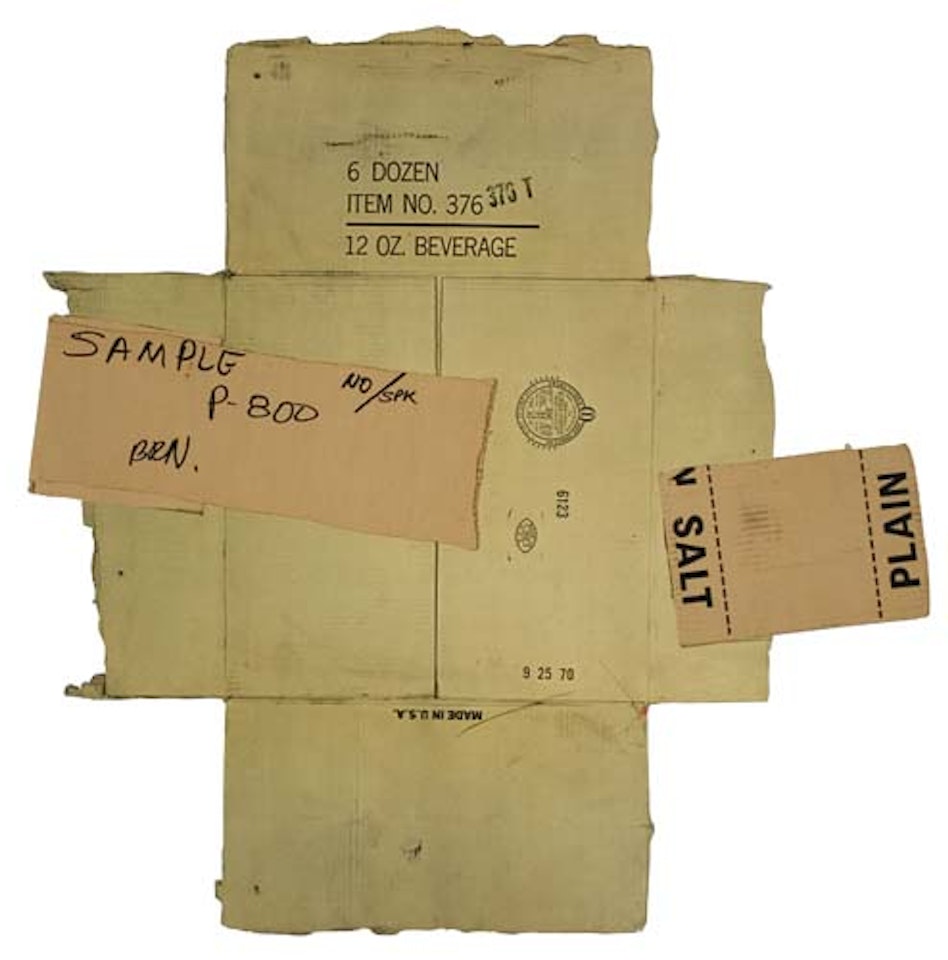 Cardbird IV by Robert Rauschenberg