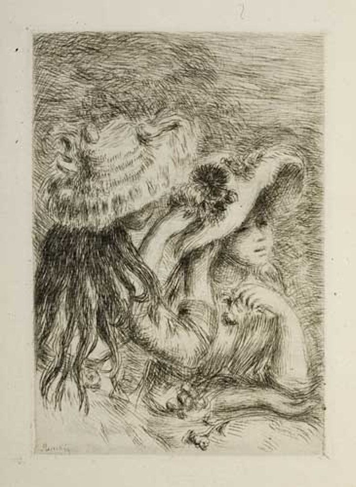Le Chapeau Épinglé (3e planche) by Pierre-Auguste Renoir