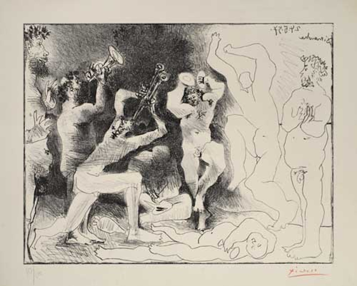 Le Danse des Faunes by Pablo Picasso