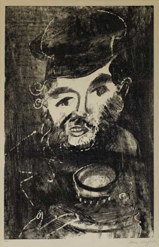 L'Homme au Samovar by Marc Chagall