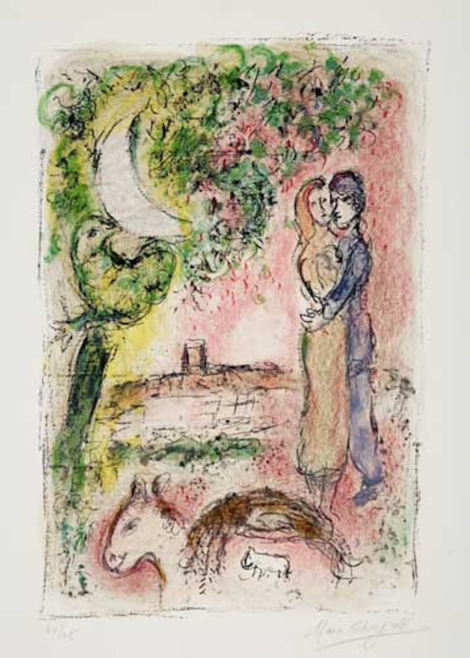 Aurore à Saint-Paul by Marc Chagall