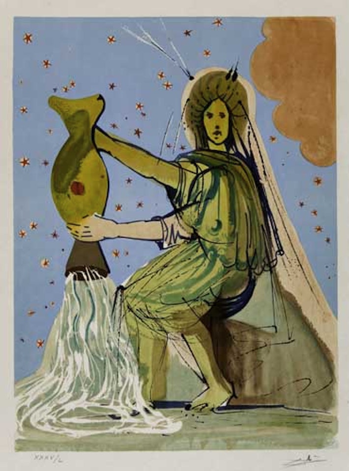 The Twelve Signs of the Zodiac by Salvador Dali