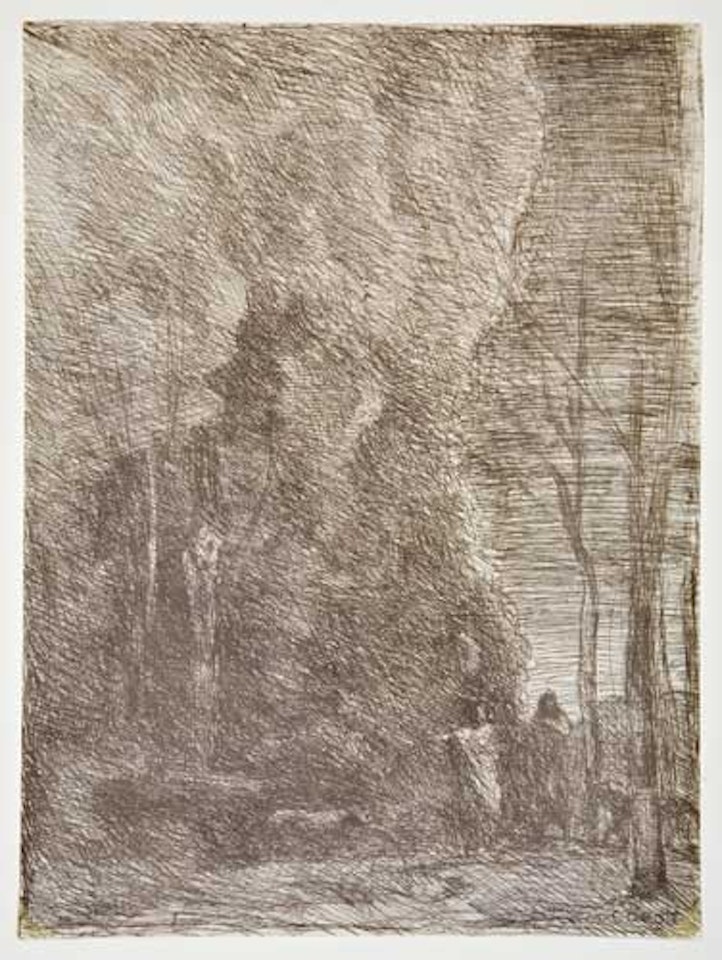 Dante et Virgile by Jean Baptiste Camille Corot