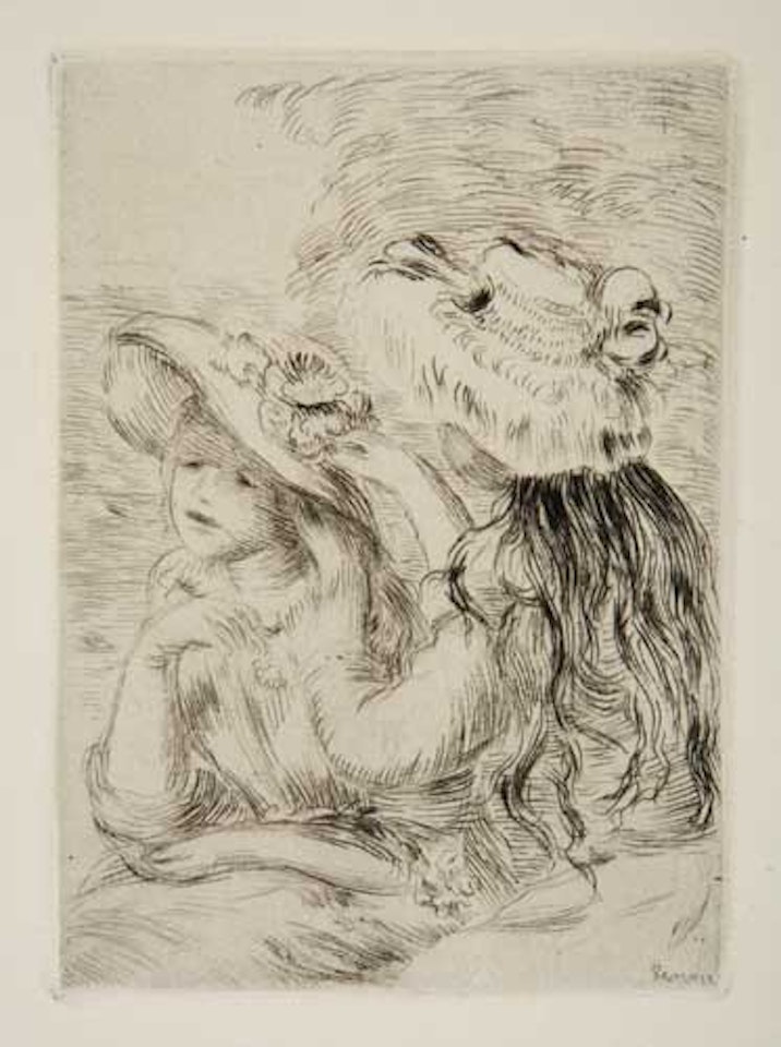 Le Chapeau Épinglé (1re planche) by Pierre-Auguste Renoir