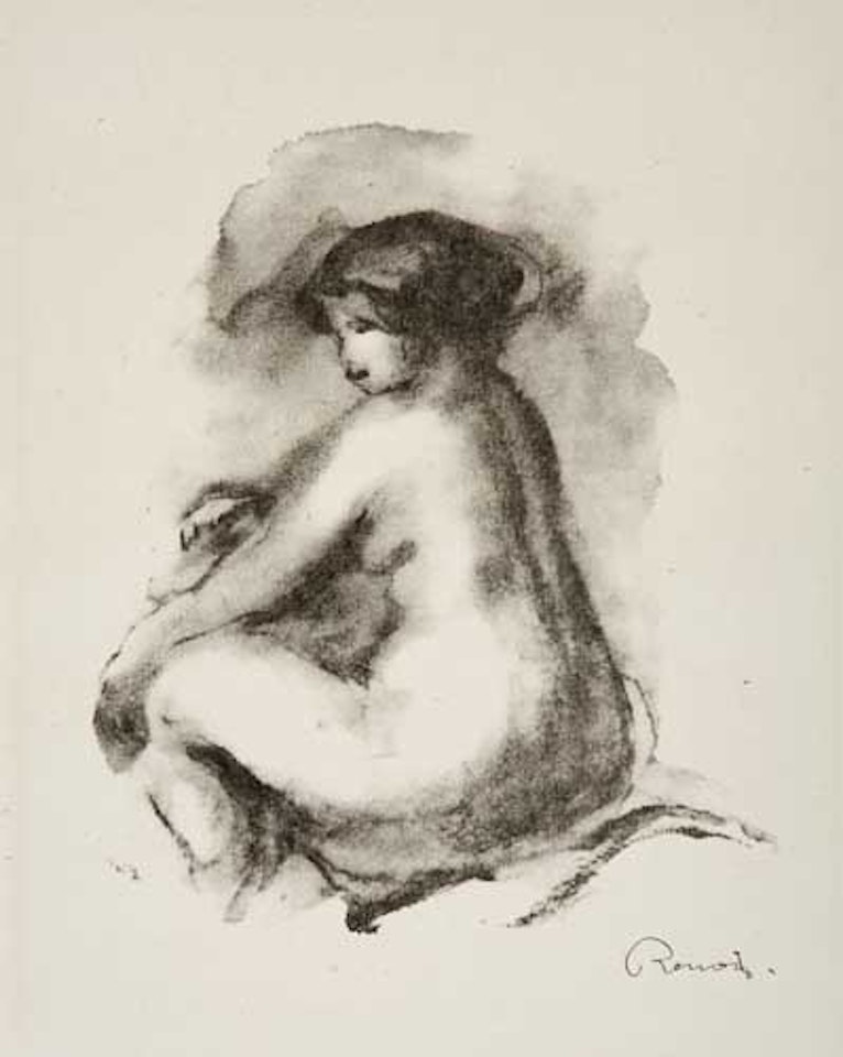 Étude de femme nue, assise by Pierre-Auguste Renoir