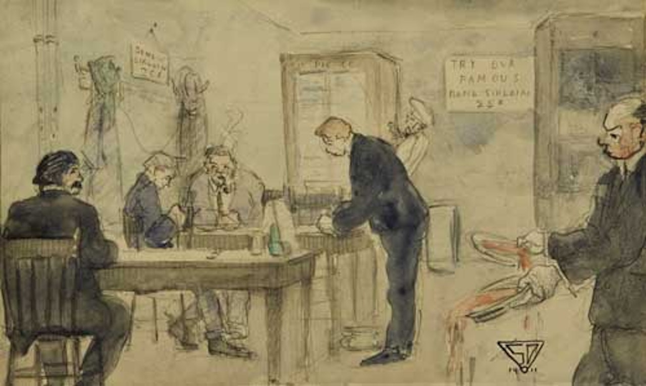The Steakhouse by Stuart Davis
