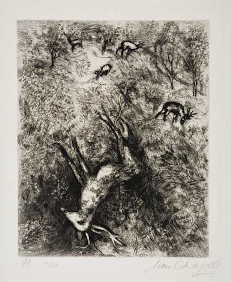 Le Cerf malade by Marc Chagall