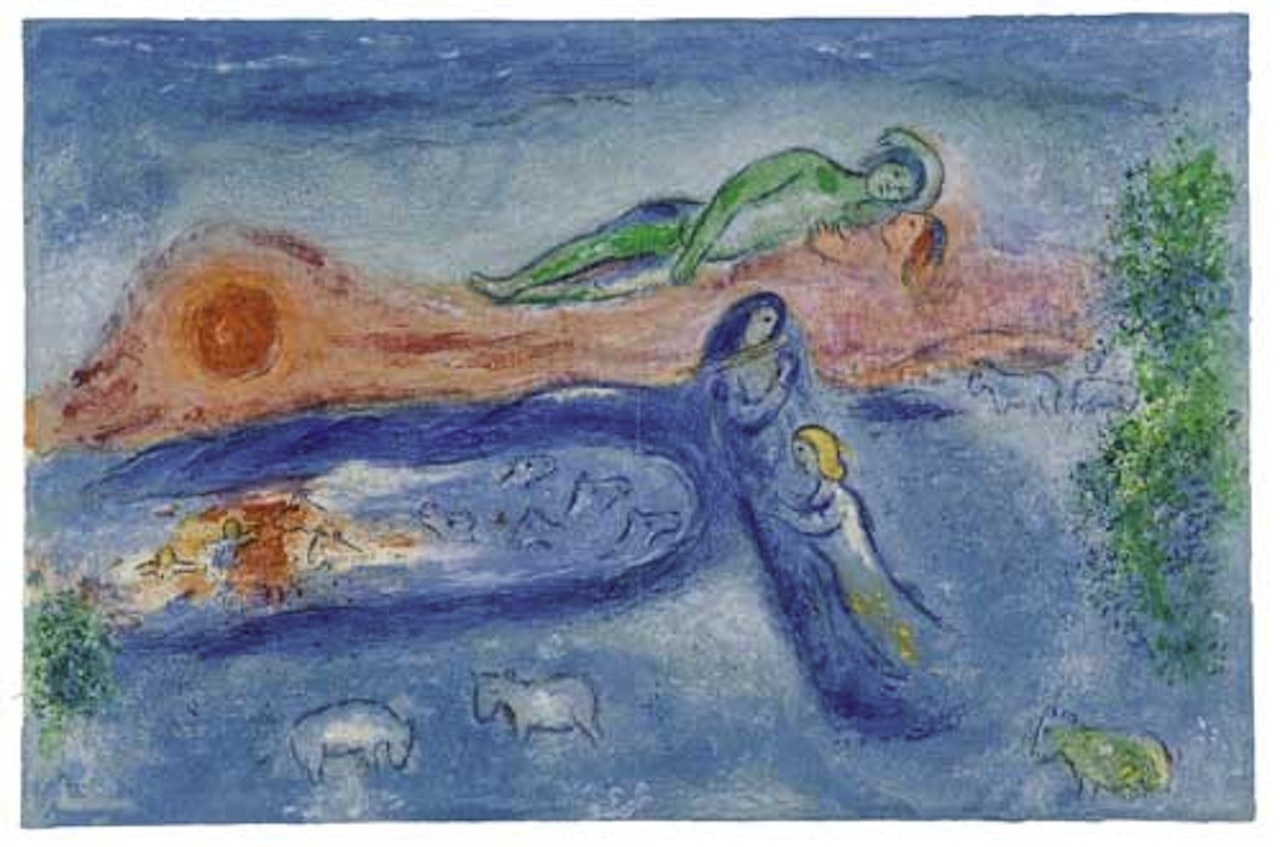 La Mort de Dorcon by Marc Chagall
