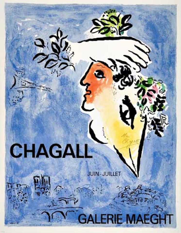 Le Ciel bleu by Marc Chagall