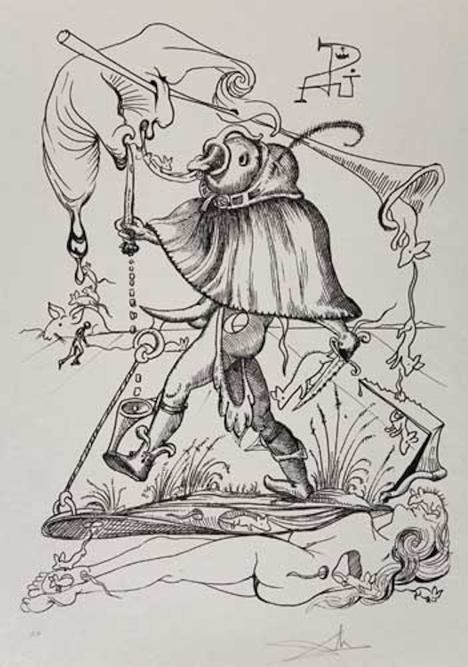 Les Songes Drôlatiques de Pantagruel by Salvador Dali