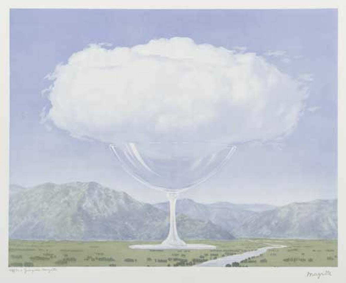 Untitled (Surrealist Landscape) by René Magritte