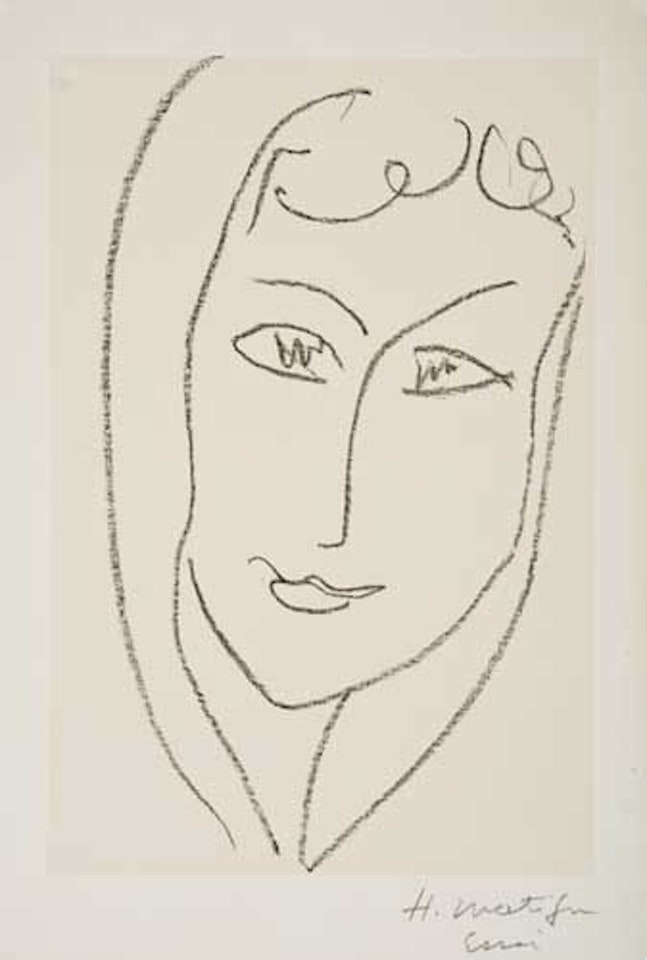 Tête de femme by Henri Matisse