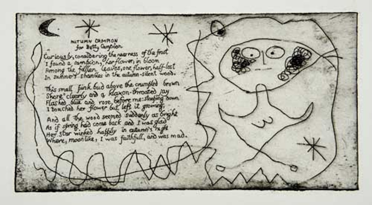 Autumn Campion for Betty Campion by Joan Miró