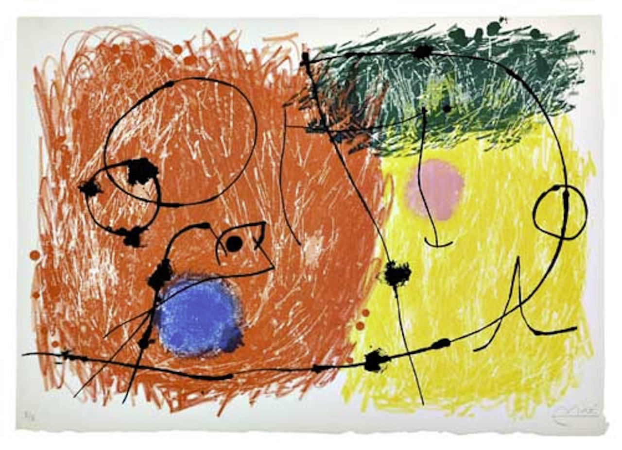 Le Lézard aux Plumes d'Or by Joan Miró