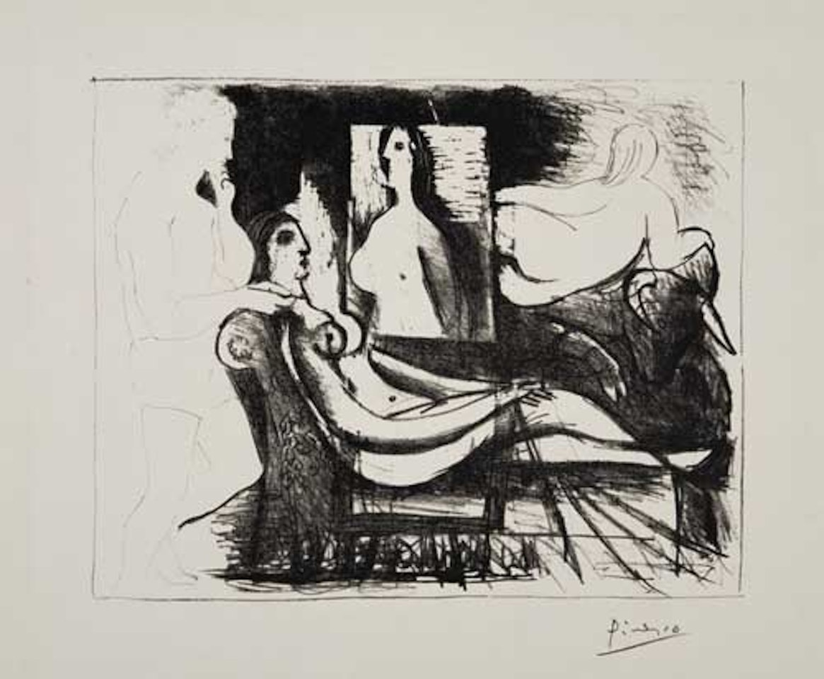 Au Cirque by Pablo Picasso