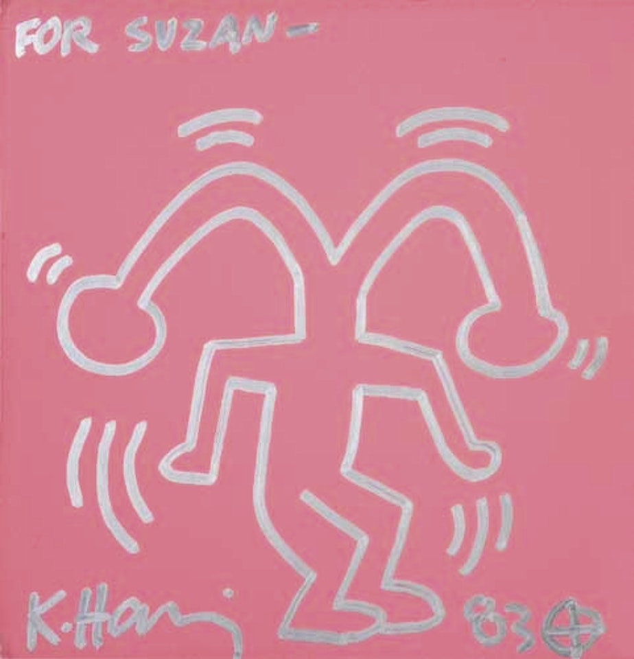 Untitled (Man with Two Heads) by Keith Haring