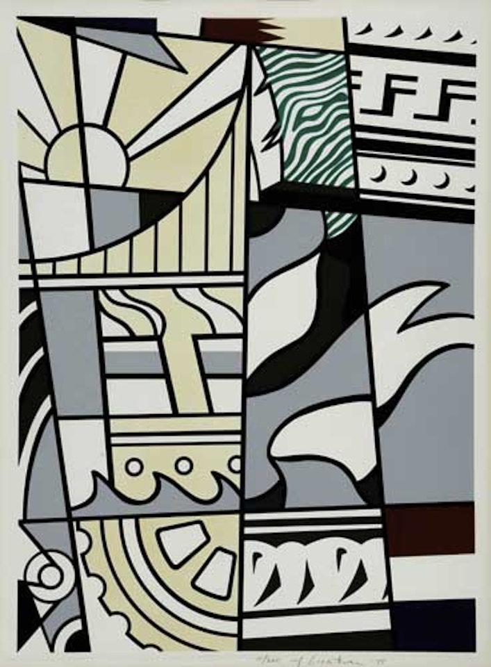 Bicentennial Print by Roy Lichtenstein