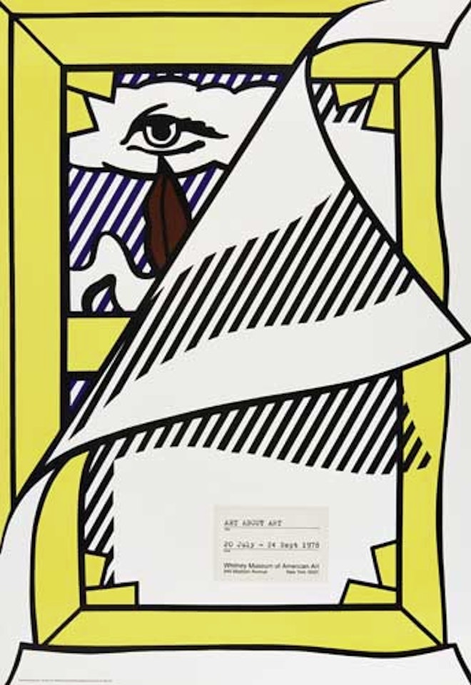 Art About Art Poster by Roy Lichtenstein