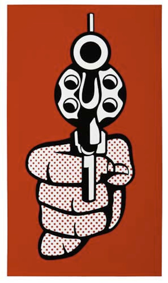 Pistol by Roy Lichtenstein