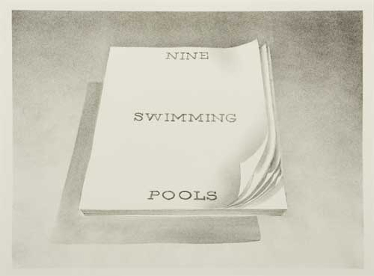 Nine Swimming Pools by Ed Ruscha