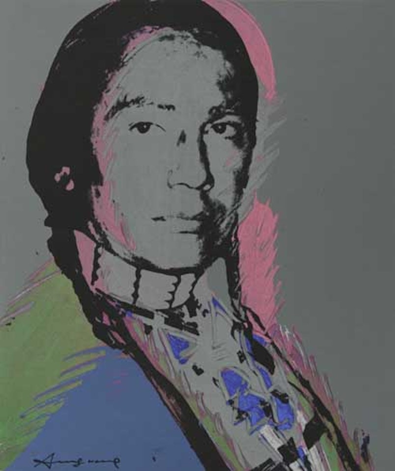 Native American Portrait by Andy Warhol