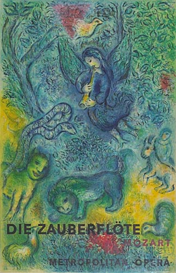 The Magic Flute. by Marc Chagall