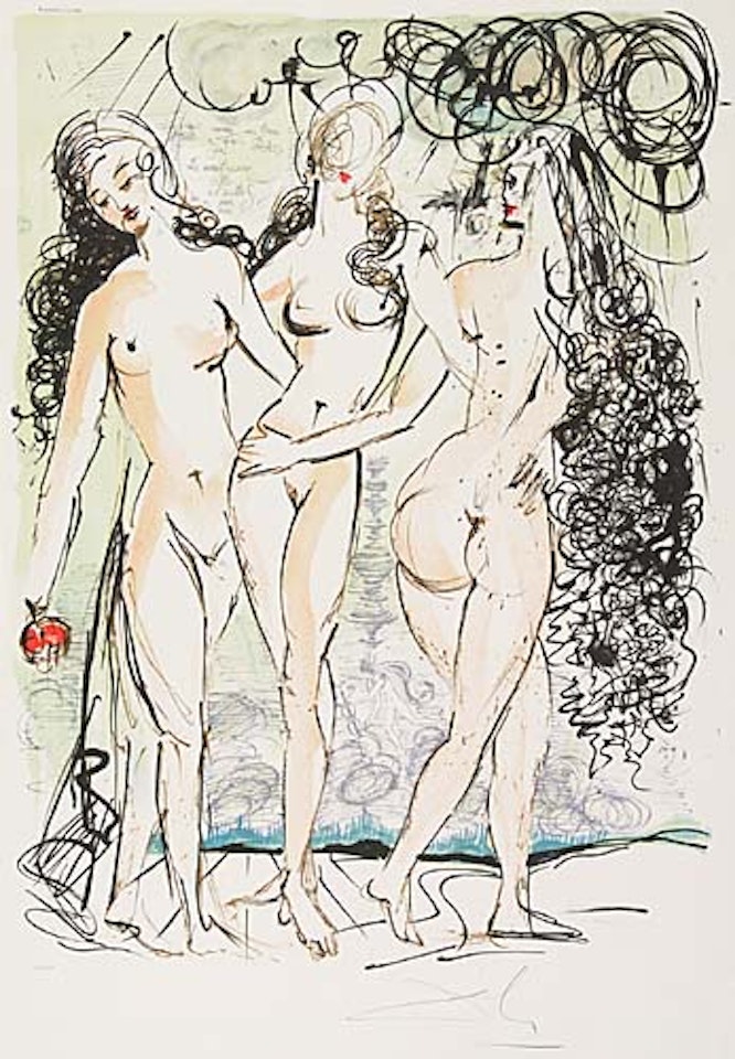 The Three Graces, Measure for Measure by Salvador Dali