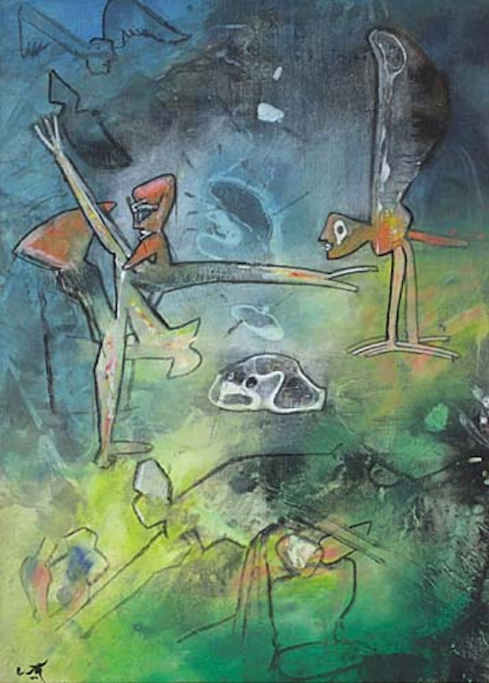 Quietly Happy by Roberto Matta