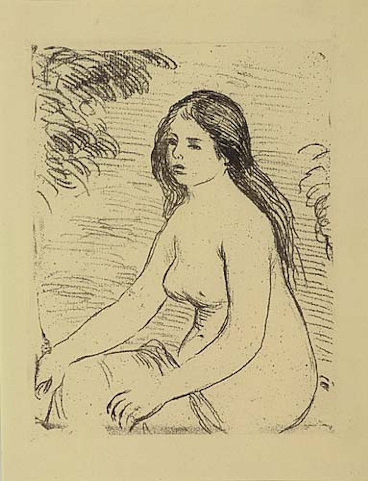 Femme nue assise by Pierre-Auguste Renoir
