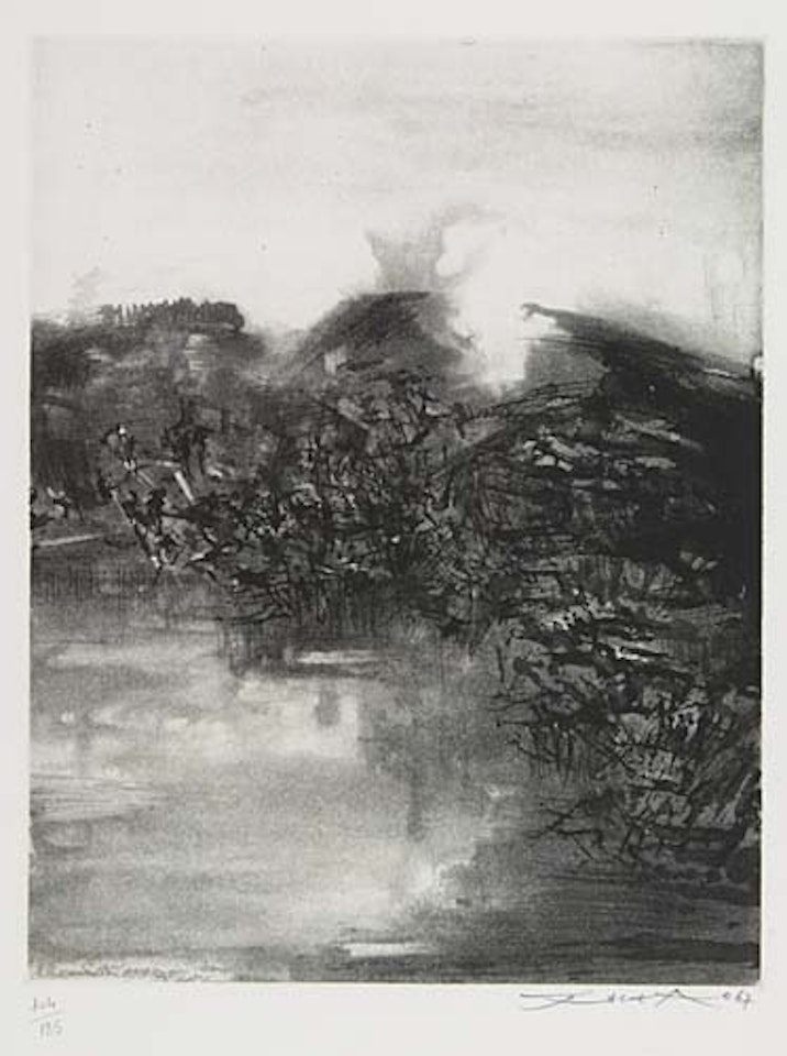 Composition by Zao Wou-Ki