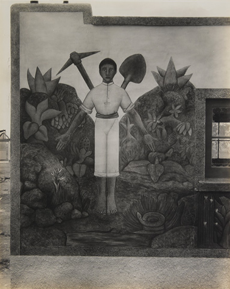 Choice group of 7 Mexican mural studies by Tina Modotti