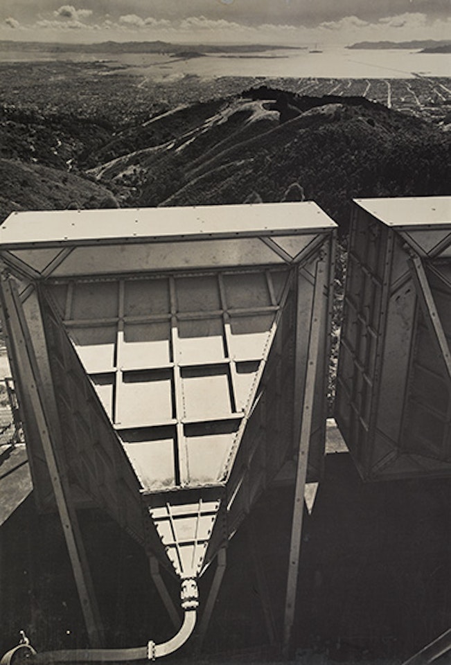 Microwave Horns, Oakland-Berkeley Hills by Ansel Adams