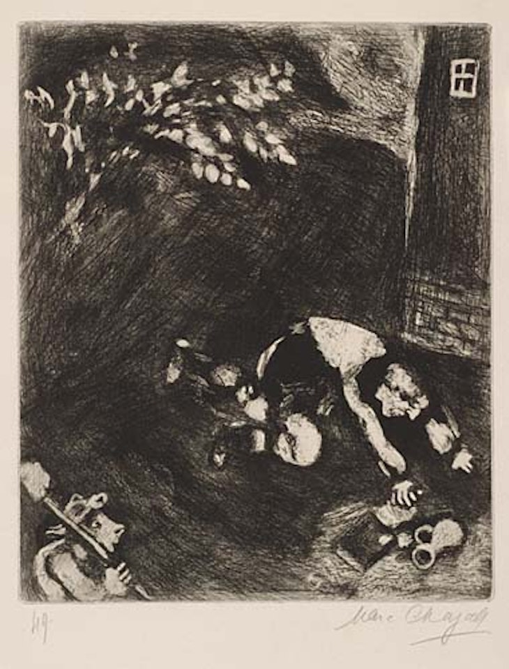 L'Avare qui a perdu son Trésor by Marc Chagall