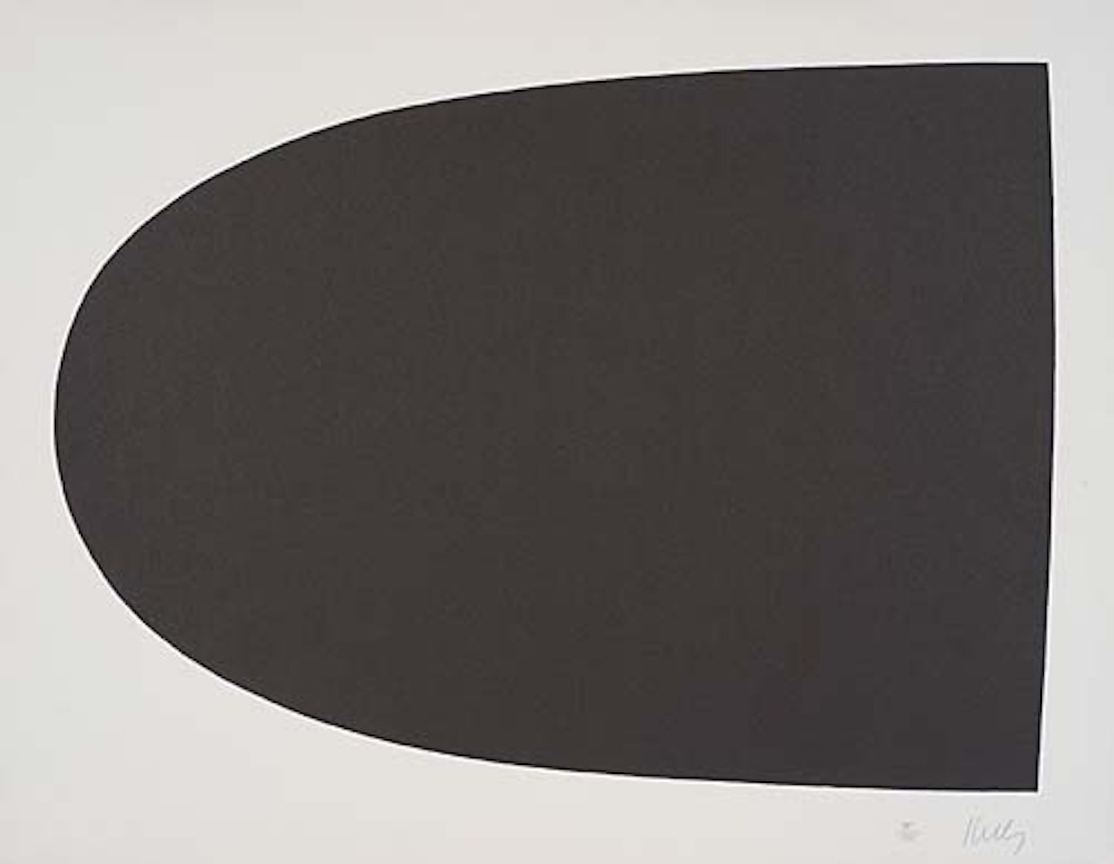 Black Form by Ellsworth Kelly