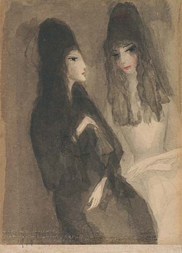 Les Deux Espagnoles by Marie Laurencin