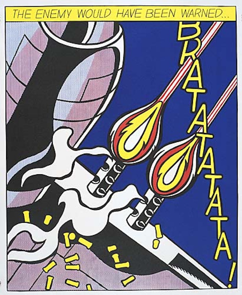 As I Opened Fire by Roy Lichtenstein