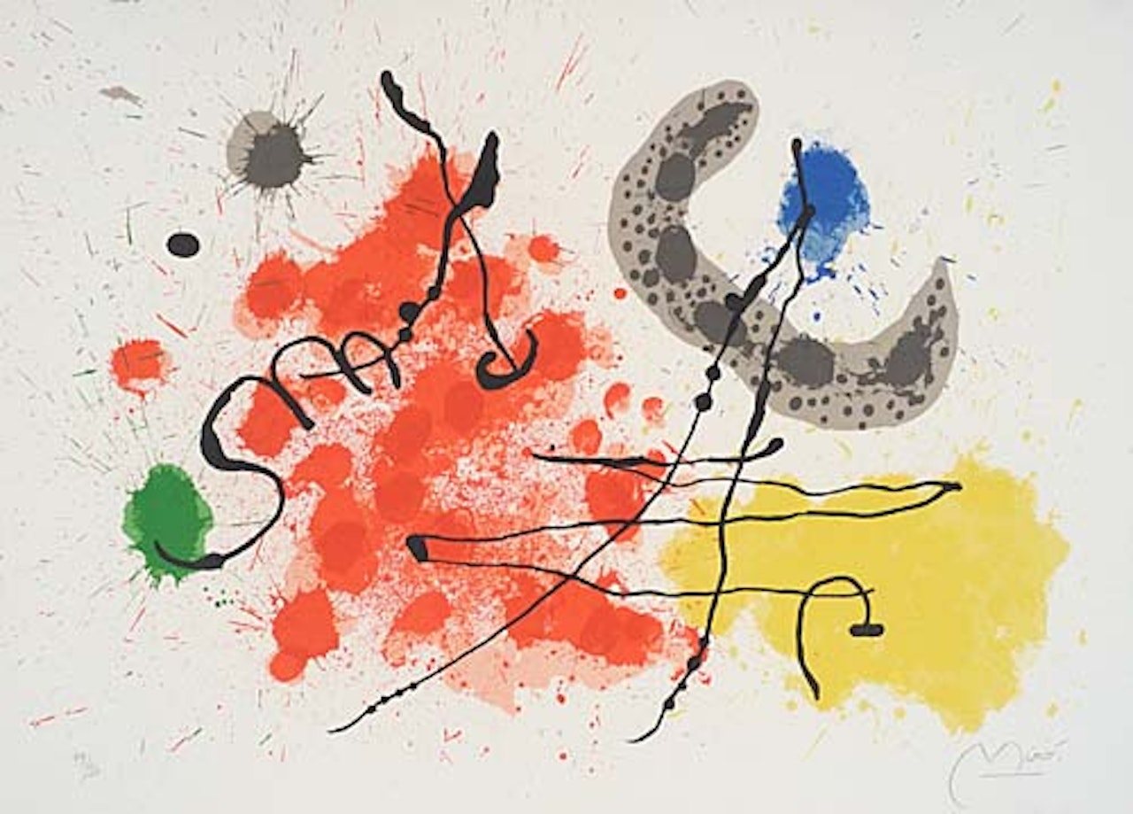 Le Lézard aux Plumes d'Or by Joan Miró