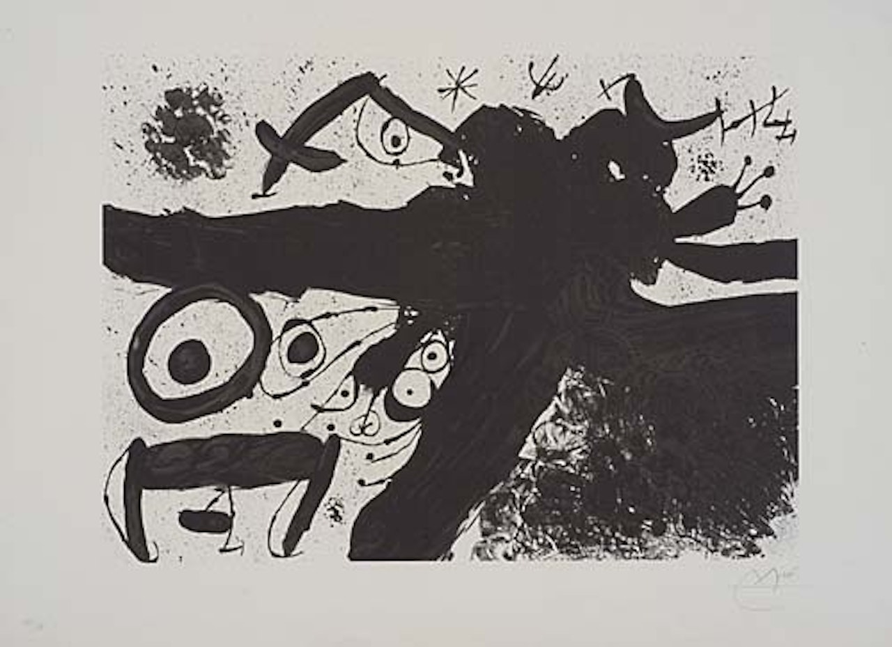 Homenatge a Joan Prats by Joan Miró