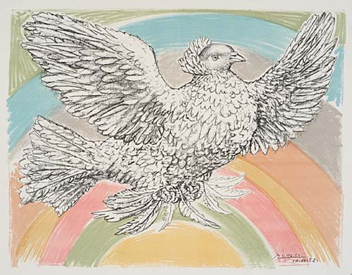 Colombe Volant by Pablo Picasso