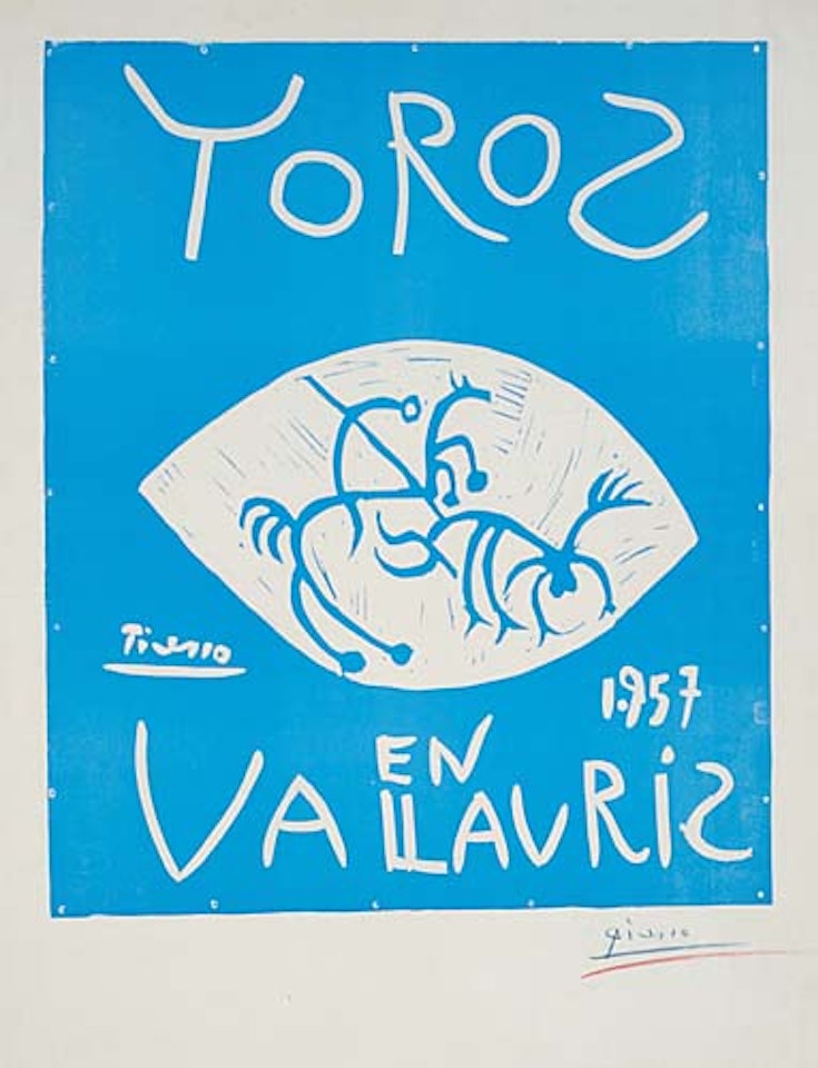 Toros en Vallauris by Pablo Picasso