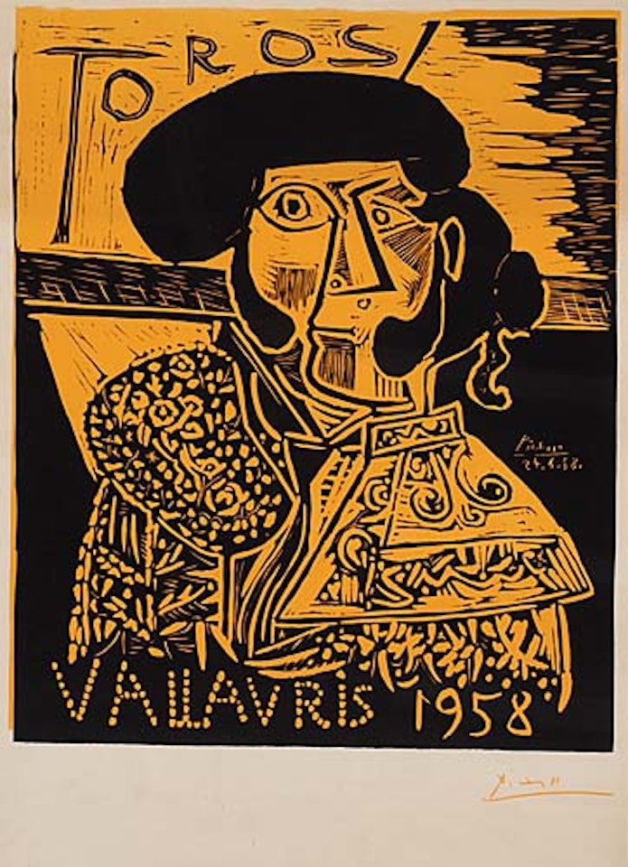 Toros Vallauris 1958 by Pablo Picasso