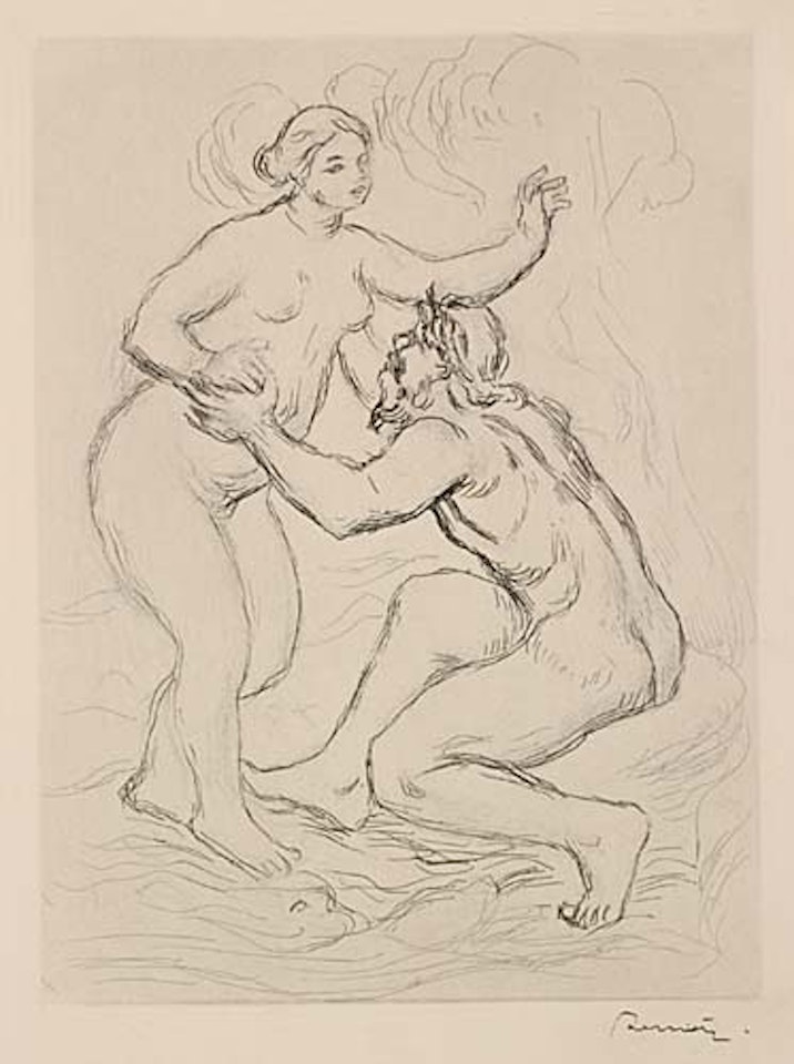 Le Fleuve Scamandre, 2e planche by Pierre-Auguste Renoir