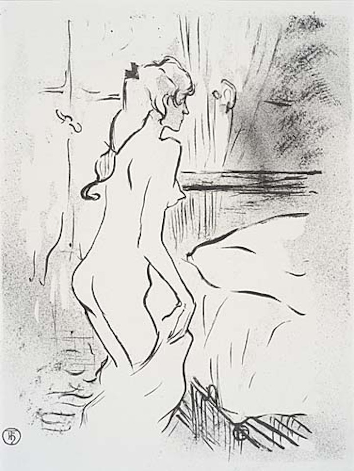 Étude de femme by Henri de Toulouse-Lautrec
