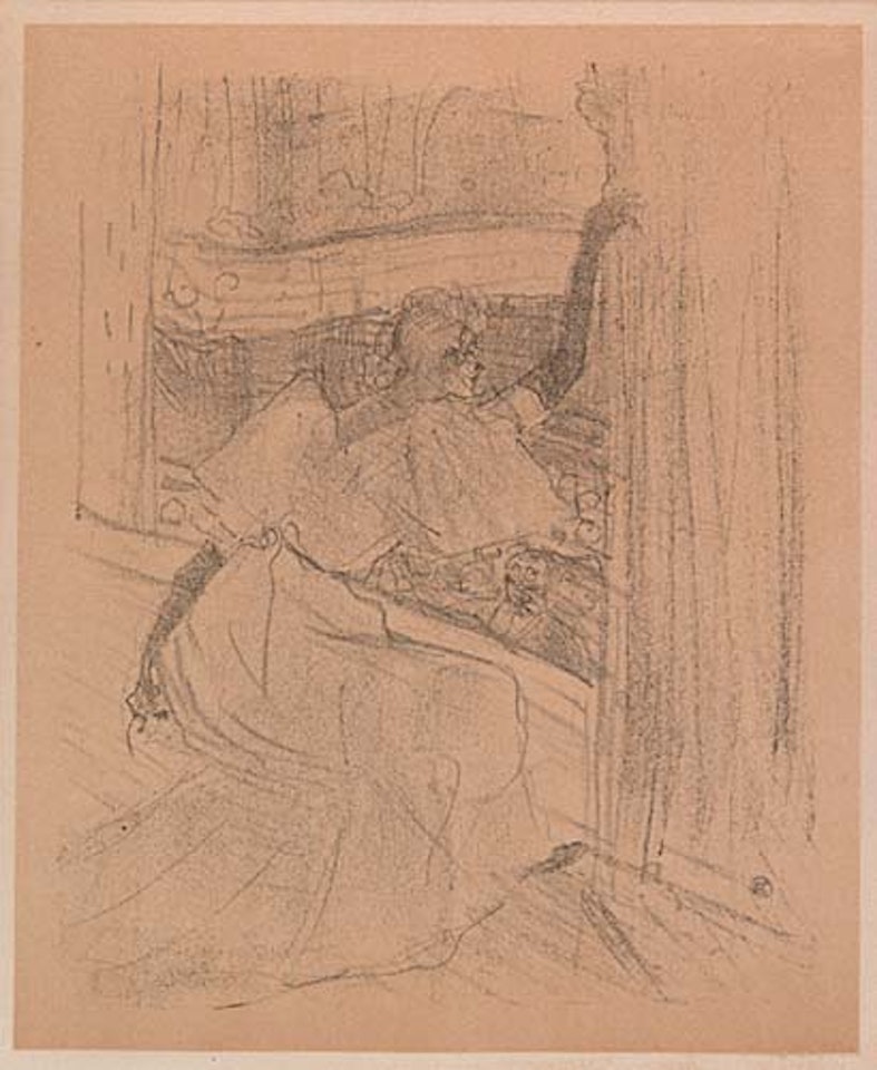 Yvette Guilbert Saluant le Public by Henri de Toulouse-Lautrec
